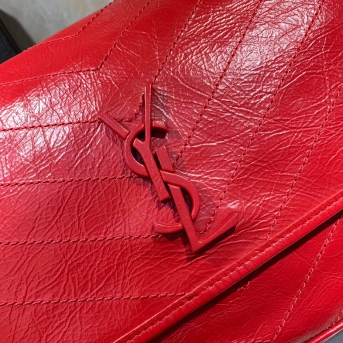 YSL Medium Niki Bag Red