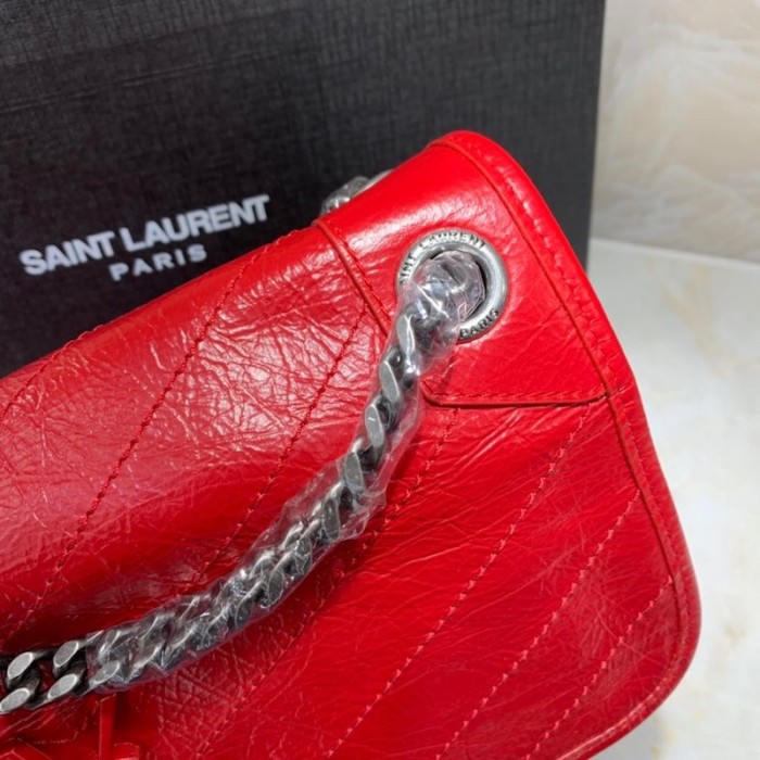 YSL Medium Niki Bag Red