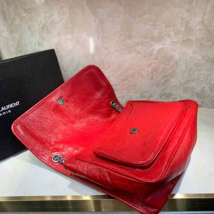 YSL Medium Niki Bag Red