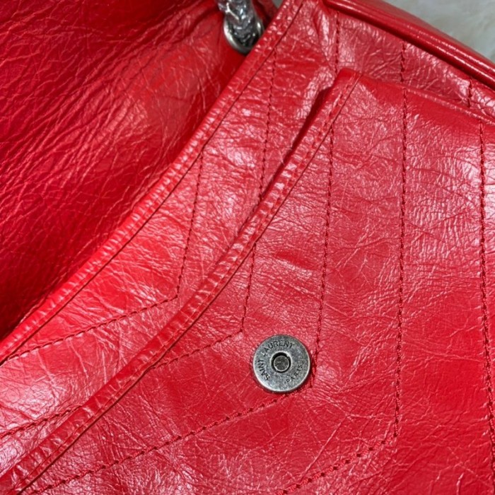 YSL Medium Niki Bag Red