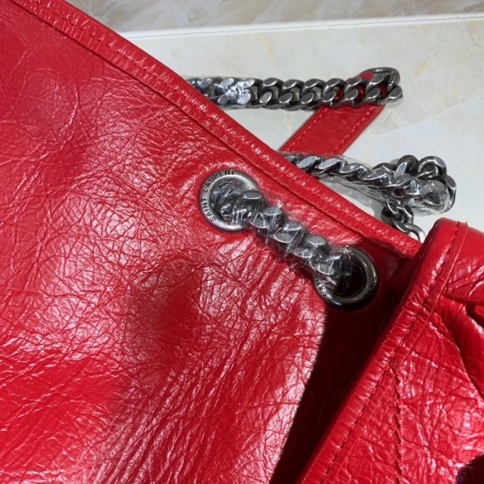 YSL Medium Niki Bag Red