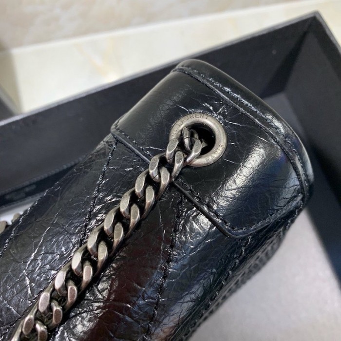 YSL Niki Chain Wallet Bag Black