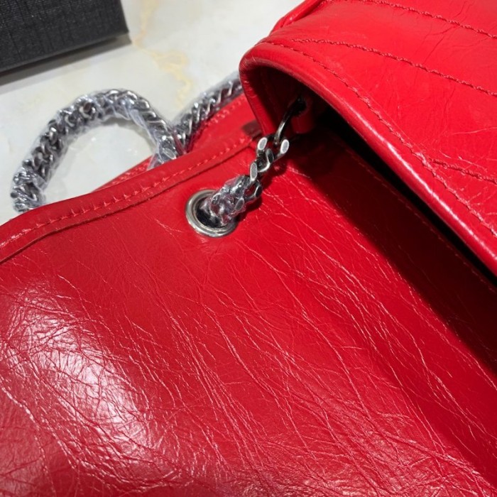 YSL Niki Chain Wallet Bag Red